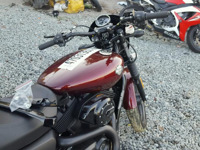 1HD4NAA19FC505556 - 2015 HARLEY-DAVIDSON XG500 MAROON photo 5