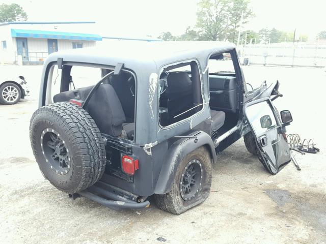 1J4FA39S13P366441 - 2003 JEEP WRANGLER C BLACK photo 4