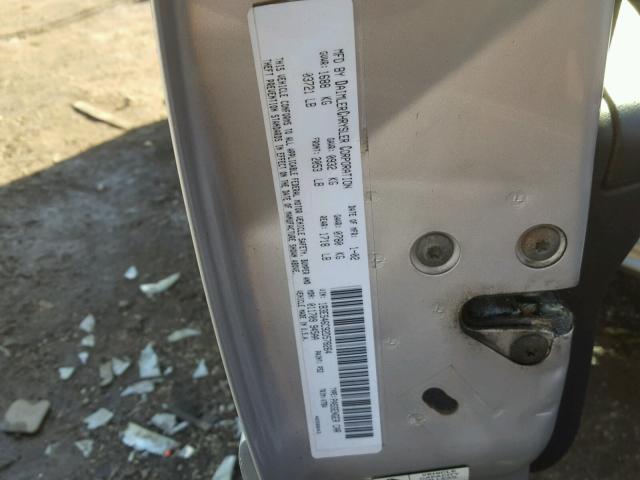 1B3ES46C92D578264 - 2002 DODGE NEON SE SILVER photo 10