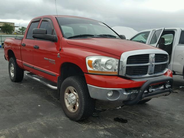1D7KS28C06J214380 - 2006 DODGE RAM 2500 S წითელი ფოტო 1