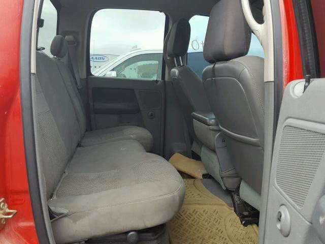 1D7KS28C06J214380 - 2006 DODGE RAM 2500 S წითელი ფოტო 6