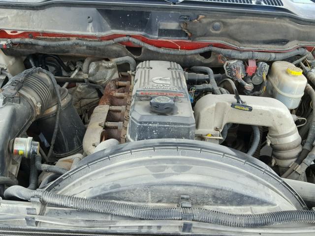 1D7KS28C06J214380 - 2006 DODGE RAM 2500 S წითელი ფოტო 7