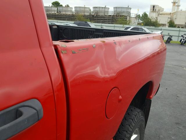 1D7KS28C06J214380 - 2006 DODGE RAM 2500 S წითელი ფოტო 9