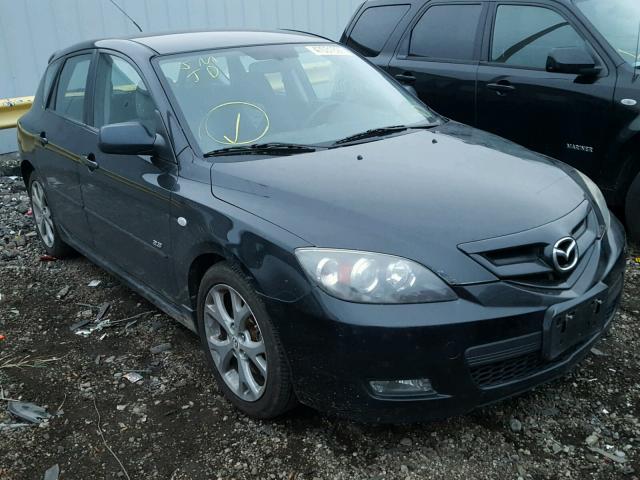 JM1BK343071657572 - 2007 MAZDA 3 HATCHBAC BLACK photo 1