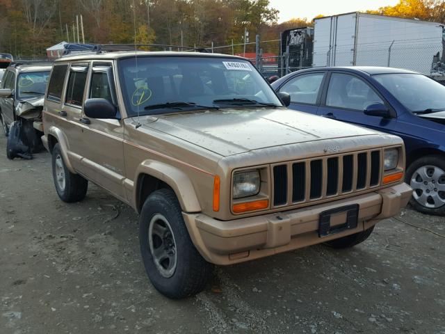 1J4FF68S1XL535259 - 1999 JEEP CHEROKEE GOLD photo 1