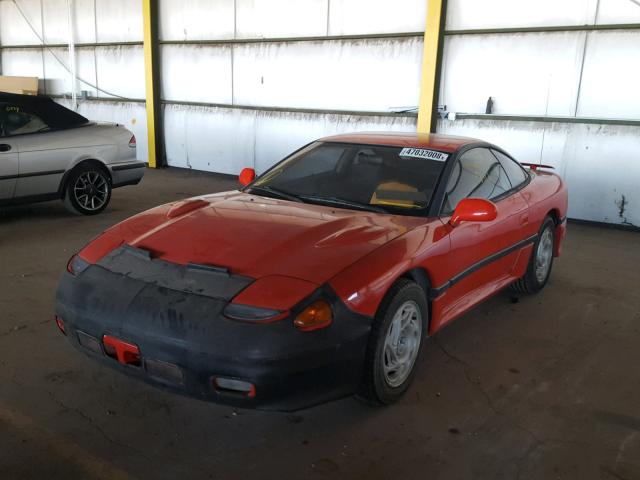 JB3XD54B9MY027766 - 1991 DODGE STEALTH ES RED photo 2