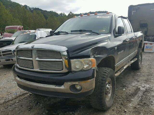 3D7KU28D74G263514 - 2004 DODGE RAM 2500 S შავი ფოტო 2