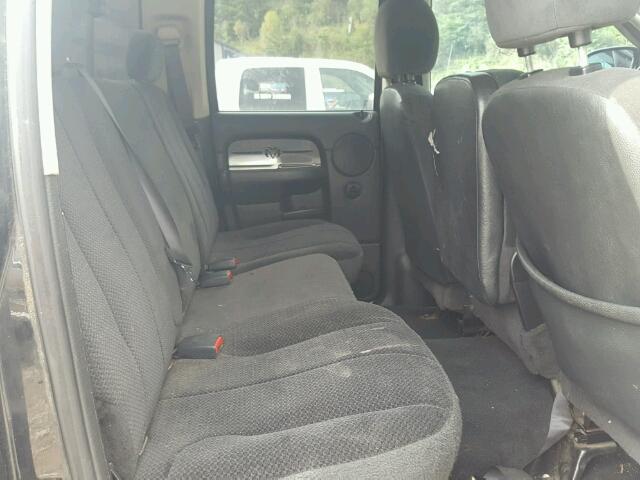 3D7KU28D74G263514 - 2004 DODGE RAM 2500 S შავი ფოტო 6