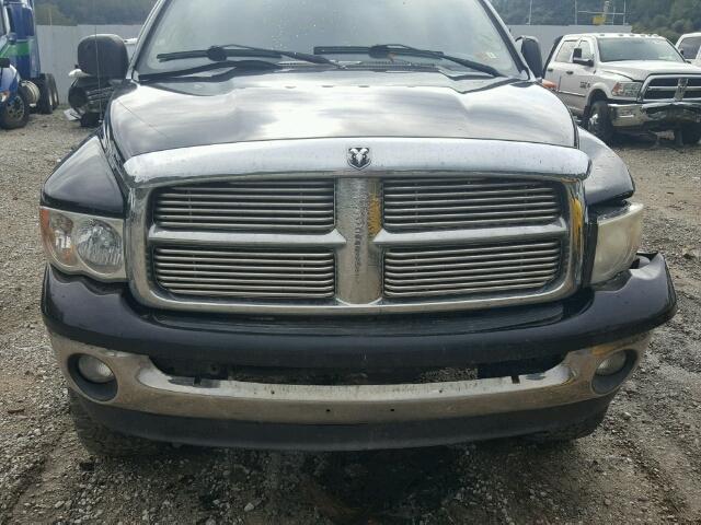 3D7KU28D74G263514 - 2004 DODGE RAM 2500 S შავი ფოტო 7