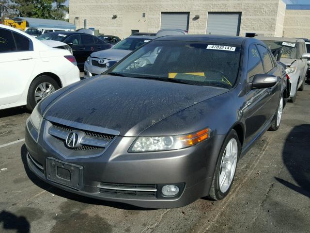 19UUA66237A047748 - 2007 ACURA TL CHARCOAL photo 2