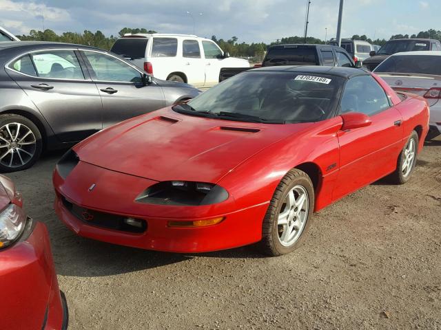 2G1FP22PXV2115456 - 1997 CHEVROLET CAMARO Z28 RED photo 2