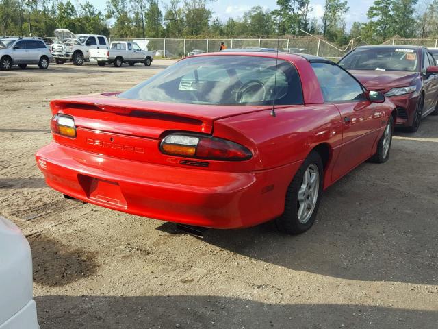 2G1FP22PXV2115456 - 1997 CHEVROLET CAMARO Z28 RED photo 4