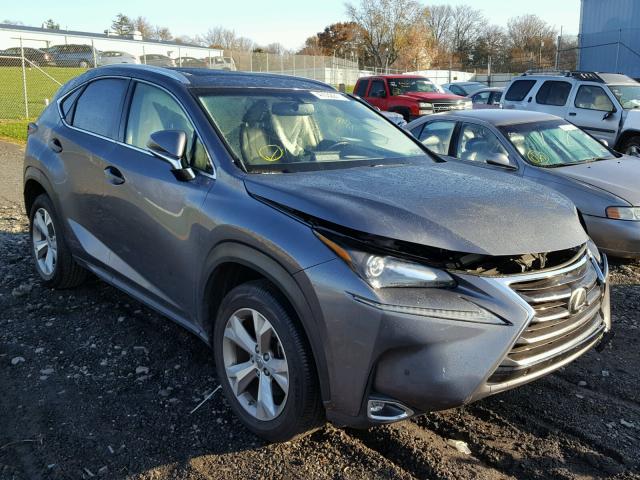 JTJBARBZ5H2110092 - 2017 LEXUS NX 200T GRAY photo 1