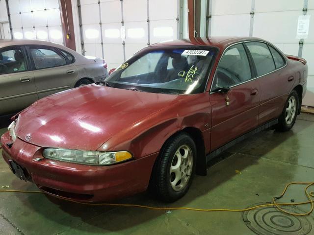 1G3WS52H6XF365536 - 1999 OLDSMOBILE INTRIGUE G RED photo 2
