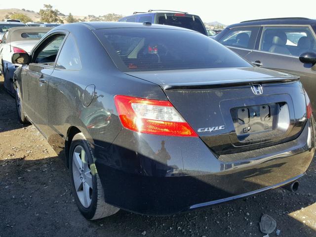 2HGFG12998H525140 - 2008 HONDA CIVIC EXL BLACK photo 3