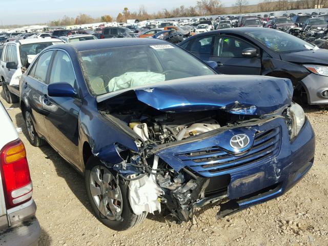 4T4BE46KX8R031238 - 2008 TOYOTA CAMRY CE BLUE photo 1