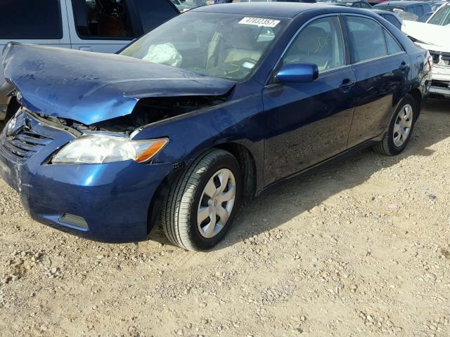 4T4BE46KX8R031238 - 2008 TOYOTA CAMRY CE BLUE photo 2