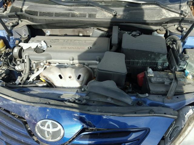 4T4BE46KX8R031238 - 2008 TOYOTA CAMRY CE BLUE photo 7