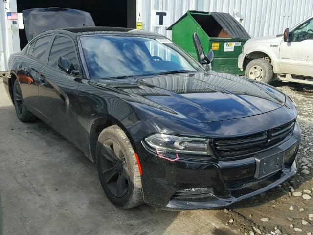 2C3CDXHG2GH323827 - 2016 DODGE CHARGER SX BLACK photo 1