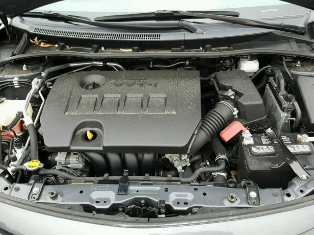 2T1BU4EEXDC002326 - 2013 TOYOTA COROLLA BA GRAY photo 7