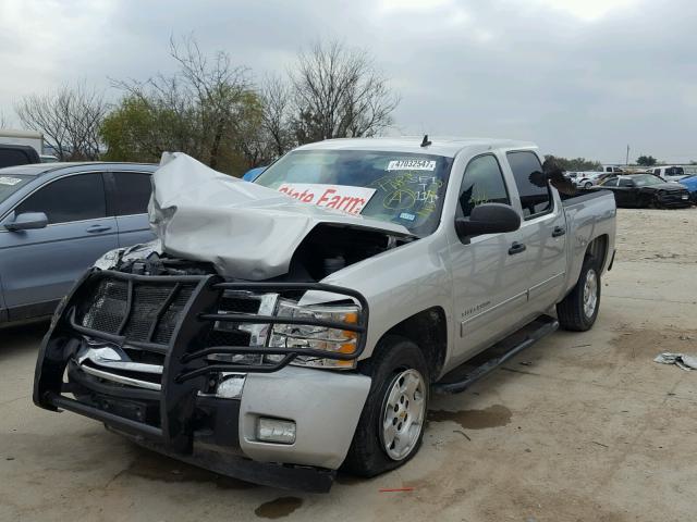 3GCRCSE05AG240189 - 2010 CHEVROLET SILVERADO SILVER photo 2