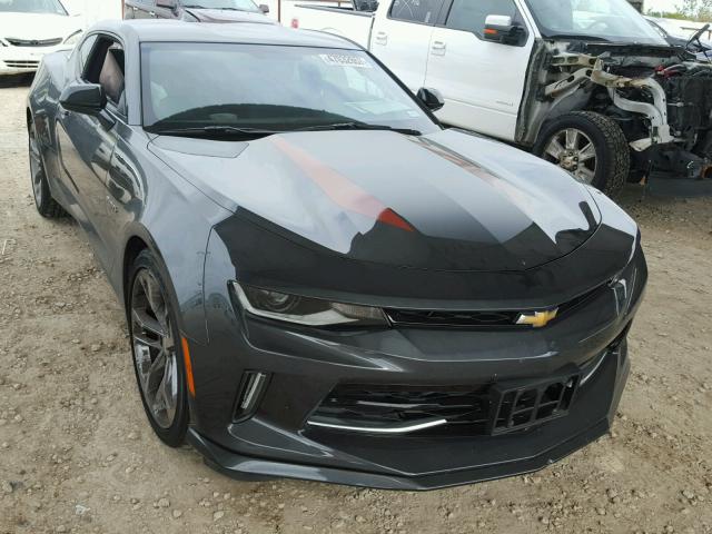 1G1FD1RX1H0155522 - 2017 CHEVROLET CAMARO LT GRAY photo 1