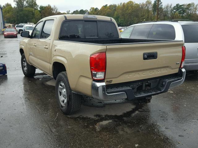 5TFAZ5CN4GX005220 - 2016 TOYOTA TACOMA DOU TAN photo 3