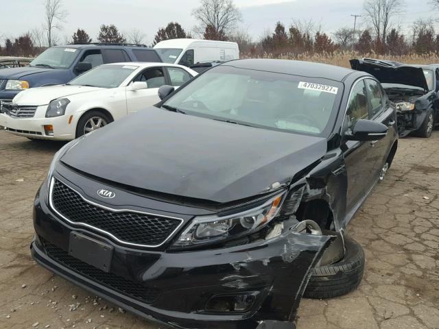 5XXGM4A71FG387994 - 2015 KIA OPTIMA LX BLACK photo 2