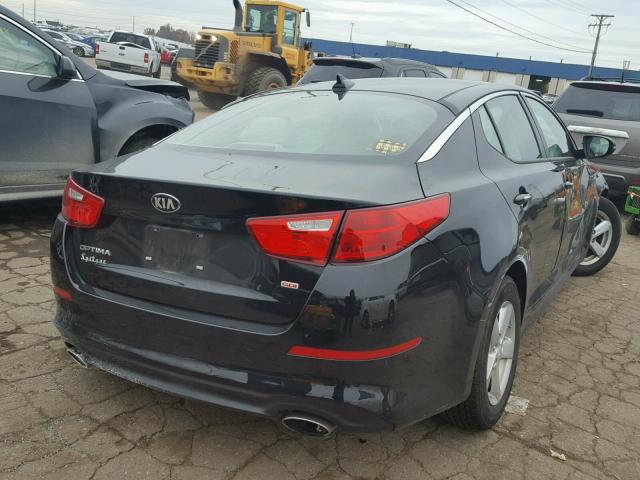 5XXGM4A71FG387994 - 2015 KIA OPTIMA LX BLACK photo 4