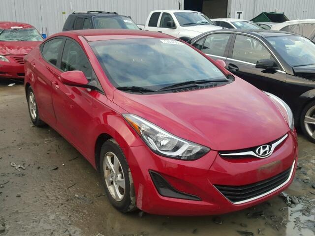 KMHDH4AE9FU248286 - 2015 HYUNDAI ELANTRA SE RED photo 1