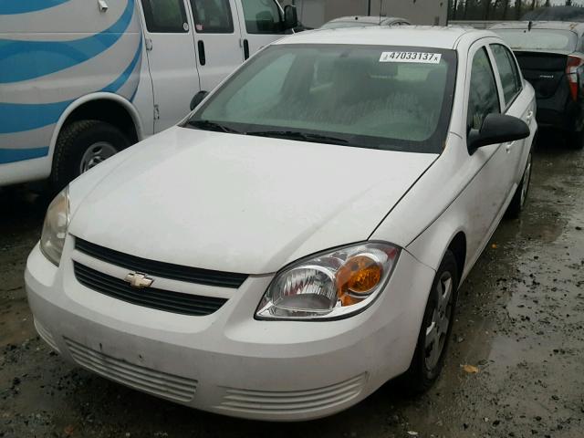 1G1AK55F677283782 - 2007 CHEVROLET COBALT LS WHITE photo 2