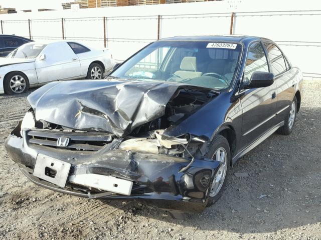 JHMCG66872C002501 - 2002 HONDA ACCORD EX BLACK photo 2