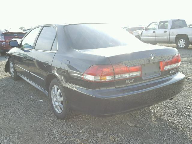 JHMCG66872C002501 - 2002 HONDA ACCORD EX BLACK photo 3