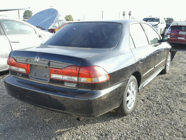 JHMCG66872C002501 - 2002 HONDA ACCORD EX BLACK photo 4