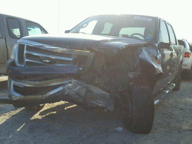 1FTRW12W58FB44763 - 2008 FORD F150 SUPER BLUE photo 2