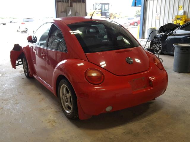 3VWCC21CXXM431202 - 1999 VOLKSWAGEN NEW BEETLE Qırmızı foto 3