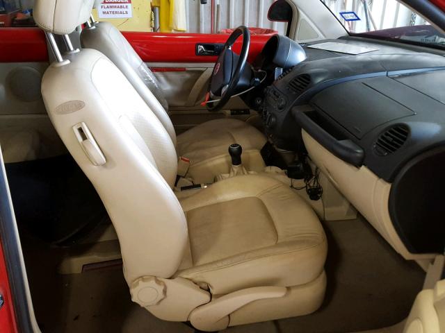 3VWCC21CXXM431202 - 1999 VOLKSWAGEN NEW BEETLE Qırmızı foto 5