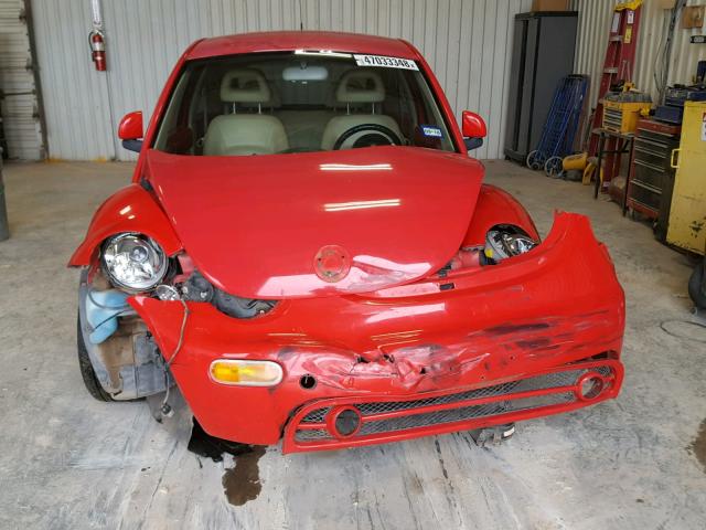 3VWCC21CXXM431202 - 1999 VOLKSWAGEN NEW BEETLE Qırmızı foto 9