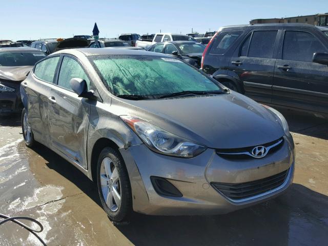 5NPDH4AE5DH369859 - 2013 HYUNDAI ELANTRA GL GRAY photo 1