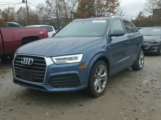 WA1GFCFS2GR009953 - 2016 AUDI Q3 PRESTIG BLUE photo 2