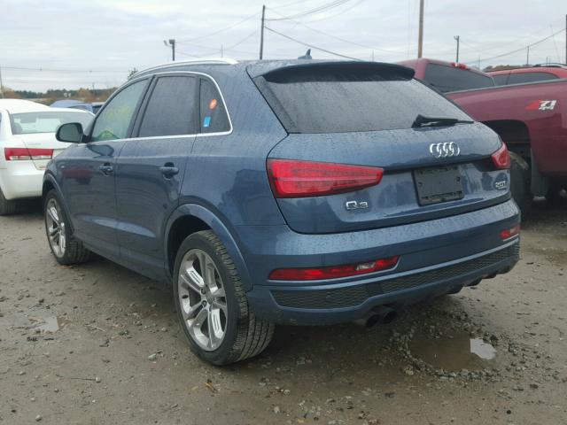 WA1GFCFS2GR009953 - 2016 AUDI Q3 PRESTIG BLUE photo 3