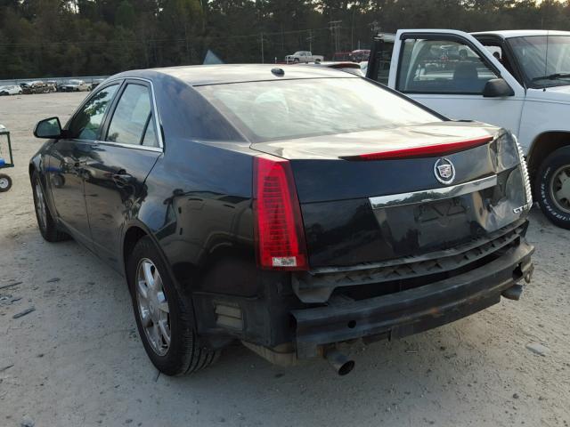 1G6DM577180126064 - 2008 CADILLAC CTS BLACK photo 3