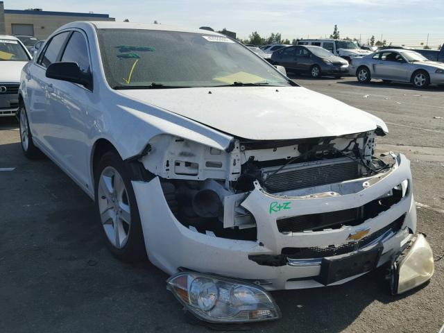 1G1ZG57B19F225523 - 2009 CHEVROLET MALIBU LS WHITE photo 1