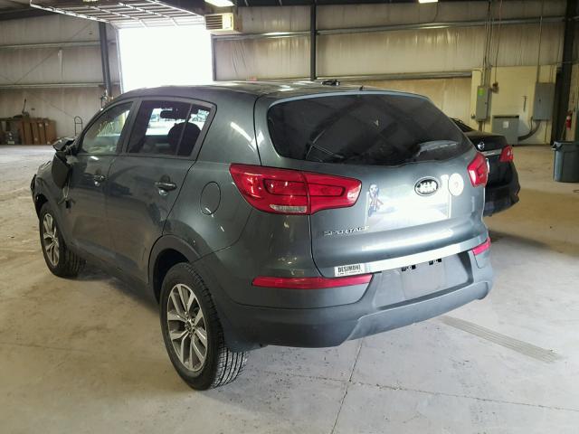 KNDPB3AC1E7655687 - 2014 KIA SPORTAGE B GRAY photo 3