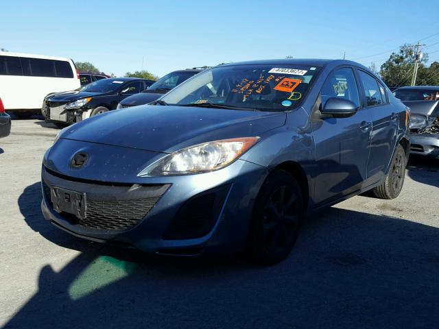 JM1BL1SG7A1272394 - 2010 MAZDA 3 I BLUE photo 2