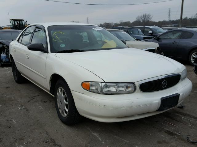 2G4WS52JX31230107 - 2003 BUICK CENTURY CU WHITE photo 1