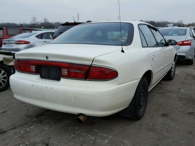 2G4WS52JX31230107 - 2003 BUICK CENTURY CU WHITE photo 4