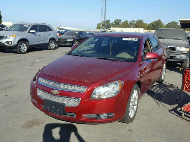 1G1ZE5E78AF125606 - 2010 CHEVROLET MALIBU LTZ 红色 照片 2