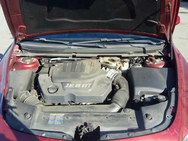 1G1ZE5E78AF125606 - 2010 CHEVROLET MALIBU LTZ 红色 照片 7