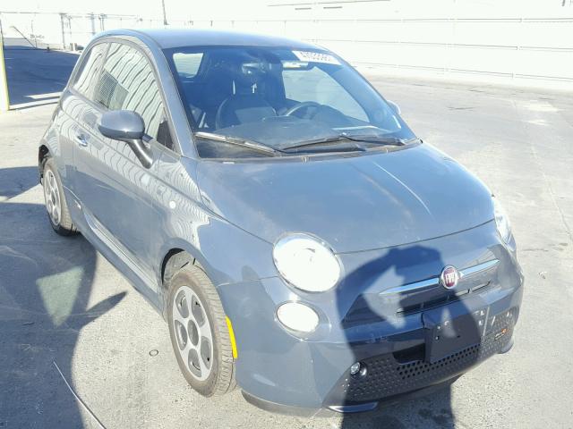 3C3CFFGE2HT609223 - 2017 FIAT 500 ELECTR CHARCOAL photo 1